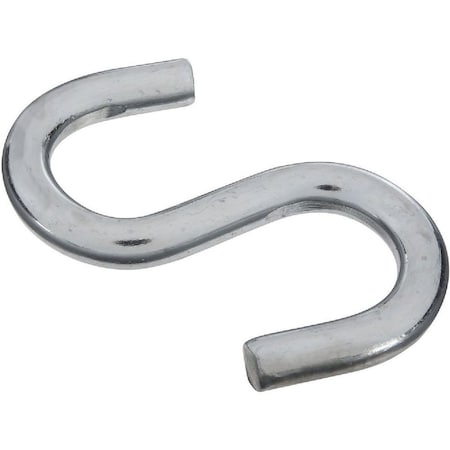 National 3-1/2 In. Zinc Heavy Open S Hook N347849